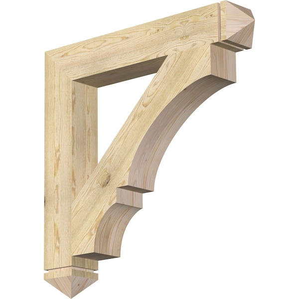 Ekena Millwork Balboa Arts & Crafts Rough Sawn Bracket, Douglas Fir, 6"W x 40"D x 40"H BKT06X40X40BOA03RDF - main